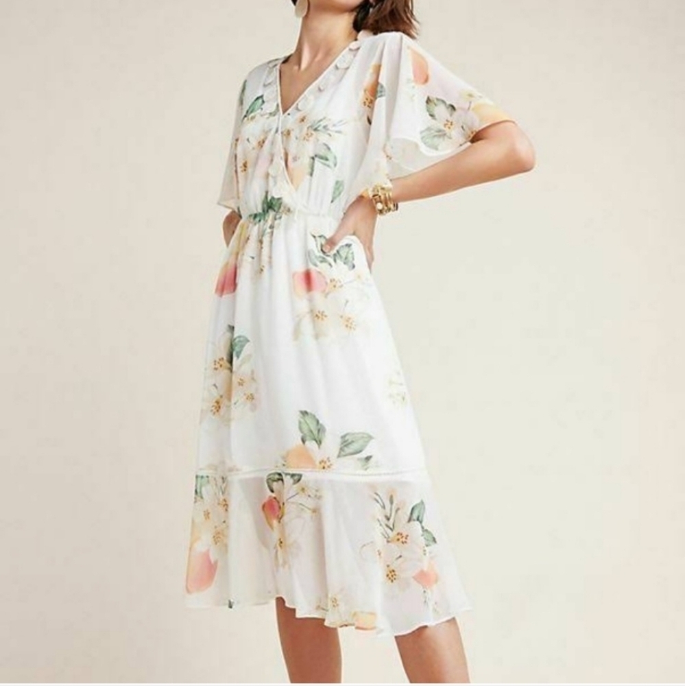 Farm Rio Women's Eloisa Floral Dress Size Small - Picture 2 of 9